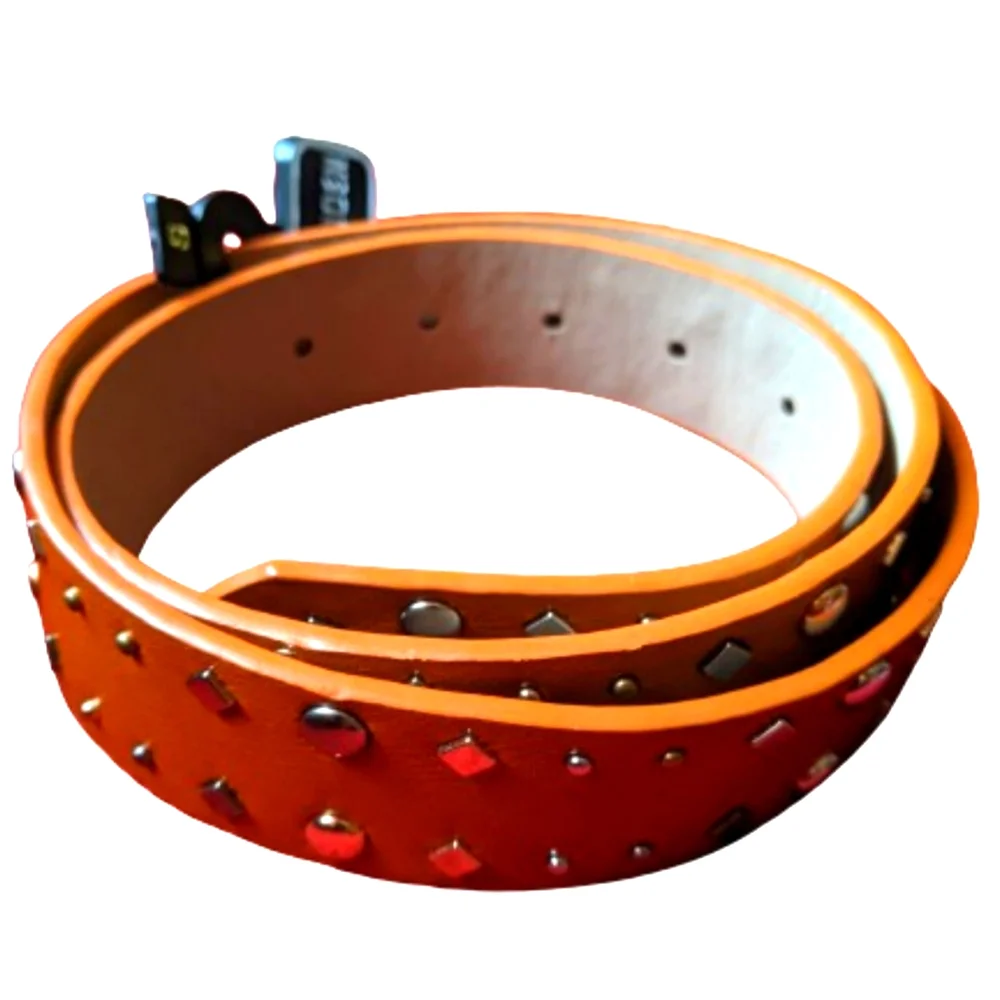 Steve Madden Studded Faux Leather Belt - Picture 1 of 6